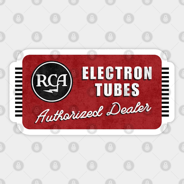 Electron Tubes Vintage Design Sticker by Timeless Chaos